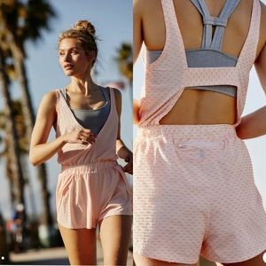 Free People jog it off workout romper